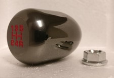 M10x1.5 Thread 5 Speed Type-r Gear Shift Knob Gray For Honda Civic Acura Integra