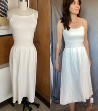 Nwt ASM ANNA Sweater Dress Sz S cream knit spaghetti strap NEW