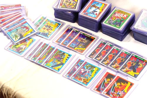 1990 MARVEL UNIVERSE Impel Card Lot 345 NM/M Cards Top Loaders - Picture 11 of 17