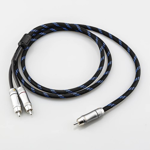 HIFI Y Adapter Subwoofer RCA1 Male to RCA 2 Male cable Hifi RCA Audio cable - Picture 2 of 19