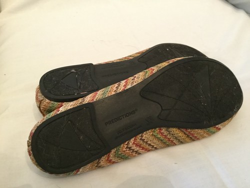Womens Predictions slip on shoes size 6.5, multi-colors, tan, round toe - Picture 5 of 7