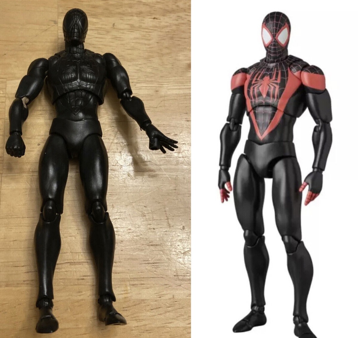 Rare 2019 Marvel/ MAFEX 092 6in Miles Morales Spider-man Rare 2019 Marvel/ MAFEX 092 6in Miles Morales Spider-man