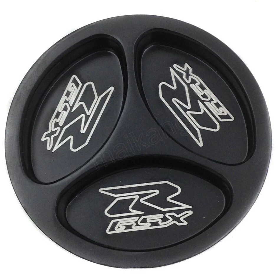 Tapas de tanque de combustible negras aptas para Suzuki SV650/650S 2003-2009 SV1000/1000S 2003-2007 Foto 2 de 4