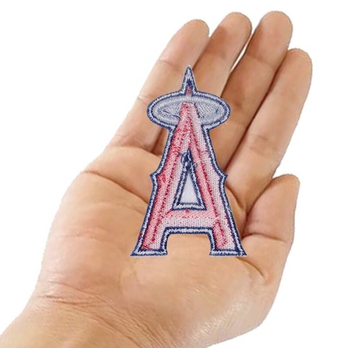 10 pcs Los Angeles Angels Logo Size 2.0"x3.5" Sew Iron on Patch Shirt Hat Jeans - Picture 11 of 12