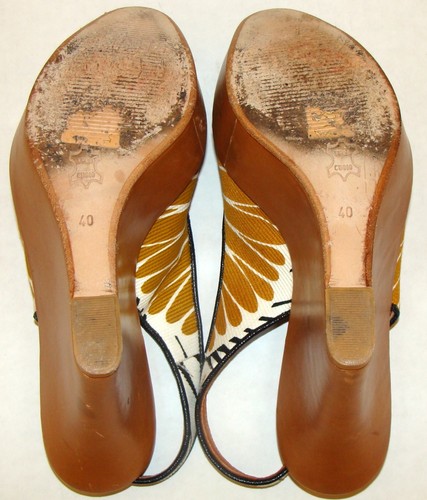 SANDALIAS DE CUÑA DE MALENE BIRGER BRONCEADO TALLA 40/US 10 A131 - Imagen 8 de 10