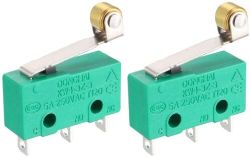 15pcs KW4-3Z-3 SPDT NO NC Momentary Hinge Lever Limit Switch Microswitch US B1 - Picture 2 of 3