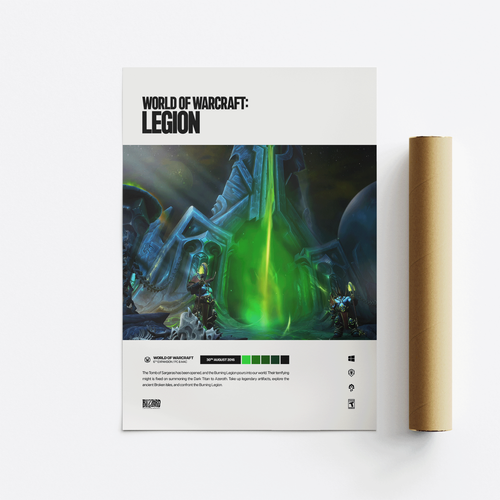 World of Warcraft: Legion (2016) Video Game Art Poster / Print - 第 1/5 張圖片