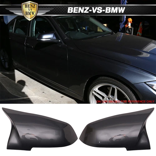 Fits F30 M Sports Upgrade Mirror Cover Matte Painted #B39 Mineral Gray Metallic