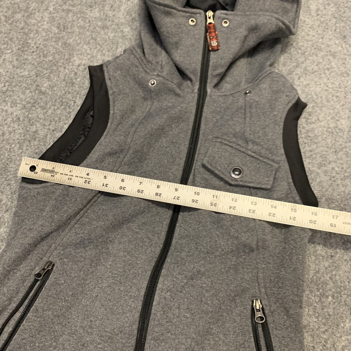 BURTON 上下 Dryride サイズS-XS Burton Dryride Sleeveless Hoodie Vest Womens Size XS