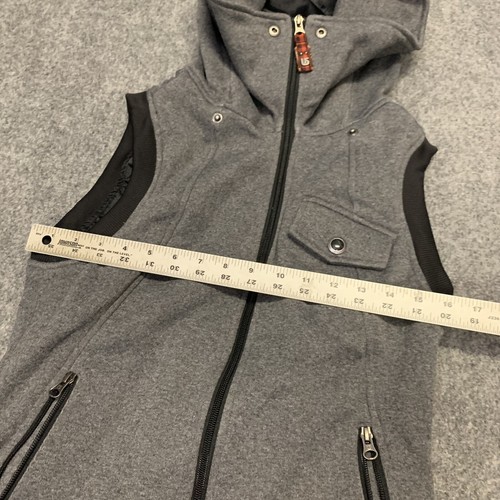 Burton Dryride Sleeveless Hoodie Vest Womens Size XS Snowboard Ski Warm Layers - Picture 4 of 9