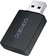 Upgraded Wireless CarPlay Adapter, Convert Wired to Apple Black 