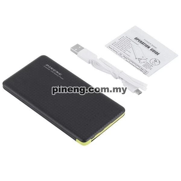 Banco de energía de polímero de litio PINENG PN-952 5000mAh - negro Foto 3 de 4