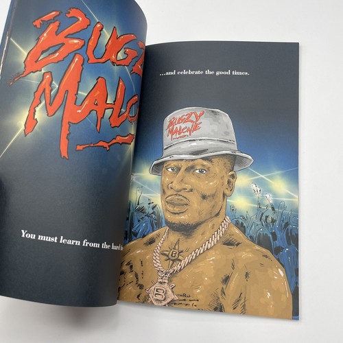 Firmado Por Bugzy Malone The Resurrection Oficial Cómic - GB Grime Rapero - Picture 8 of 10