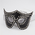 PU Leather Eye Mask Masquerade Party Dress Clubwear Halloween Blindfold WomenMen — photo 2