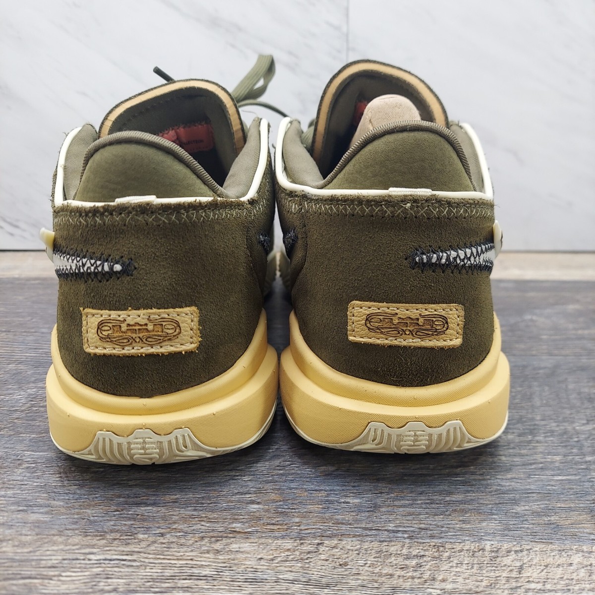 Nike Lebron 20 XX Olive Green Suede Basketball DV1193-901 Men's