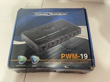 Power Acoustik PWM-19 Car band Parametric Equalizer W/ Sub Electronic Crossover