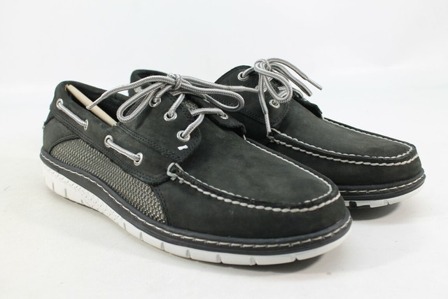 black sperrys men's