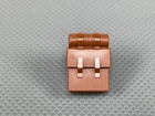 LEGO Minifigure Reddish Brown Backpack with Bedroll 2524 (Non Opening)