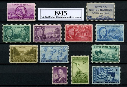 Händler Dave VEREINIGTE STAATEN Briefmarken 1945 GEDENKSET, POSTAMT FRISCH, NEUWERTIG