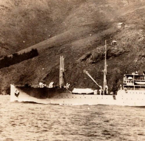 1920er-1930er RPPC - USS Chaumont (AP-5) - Navy Troop Transport Ship Postcard - Bild 3 von 5
