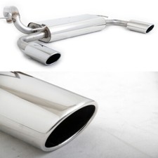 Fox Duplex Sportauspuff je 1x 115x85mm schräg für Mazda 5 CW ab 10 1.8l 2.0l