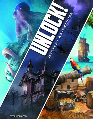 Unlock! Mystery Adventures 3 Part Escape Card Game ASMUNL02 Room Party - Picture 3 of 3
