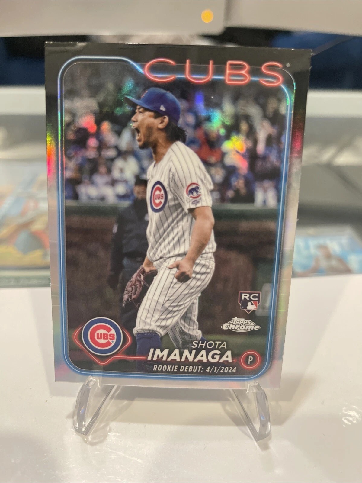 2024 Topps Chrome Update Shota Imanaga Rookie Debut REFRACTOR RC #USC95 Cubs 🔥