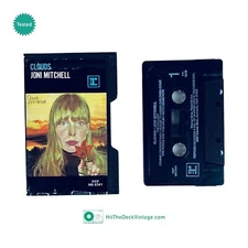 Joni Mitchell - Clouds Cassette Tape (1969) Rare Slipcase Slip Case TESTED