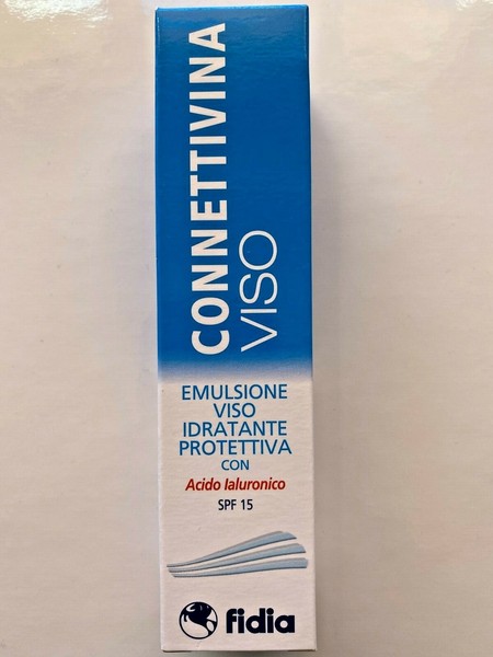 Connettivina Viso Emulsione Idratante Protettiva SPF15 Con Acido Ialuronico 50Ml-image