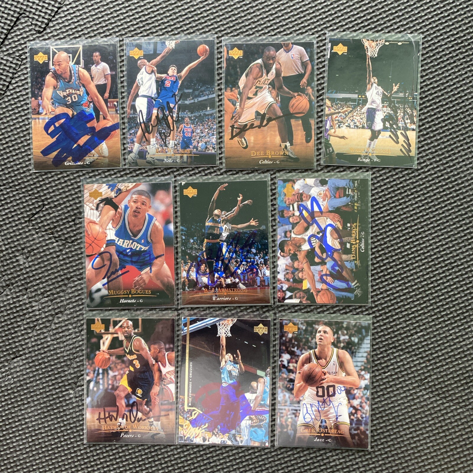 1995-96 UPPER DECK autograph signed auto basketball PICK/CHOOSE autographed