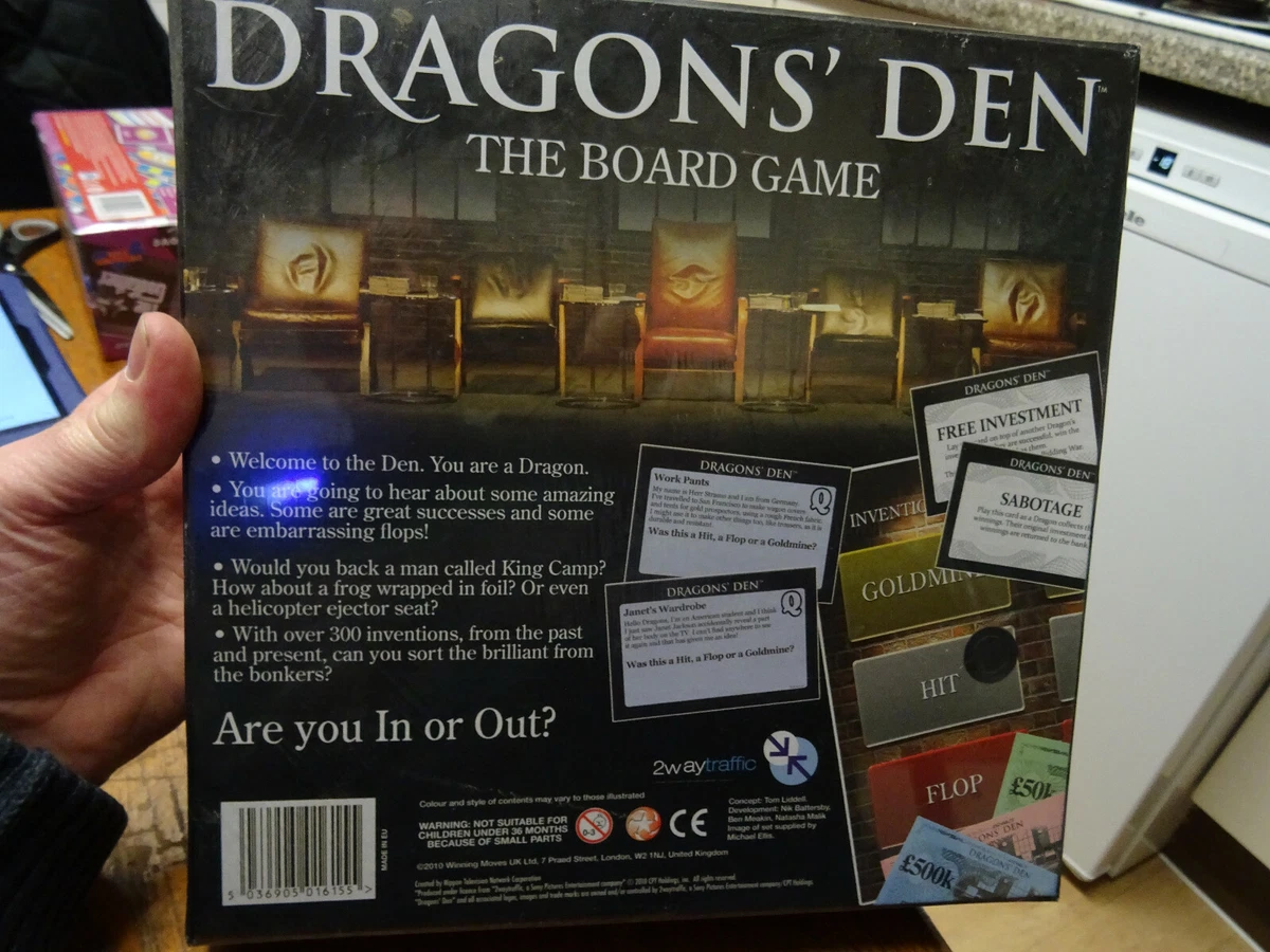 DRAGONS DEN The Board Game **NEW & SEALED** | eBay