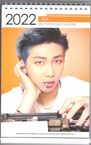 BTS RM Photo Calendar 2022 & 2023 K-POP W-01