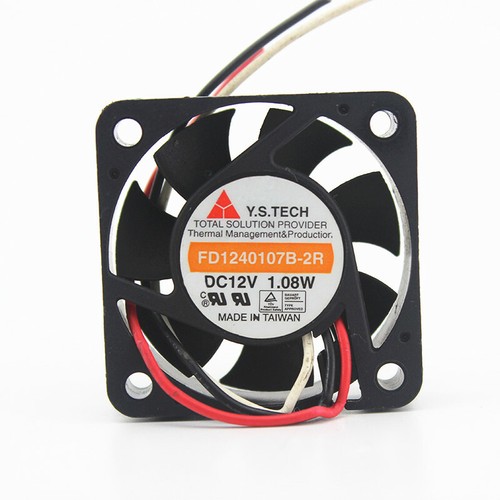Ventilateur Y.S.TECH FD1250105B 12V - Pour Refroidissement CPU, 3 Fils, Occasion