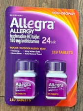 Allegra 110 Count tablets (Exp: 7/26)