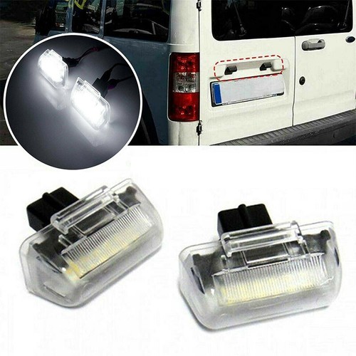 LED License Plate Light For Ford Transit Rear Number Plate Lamp MK6 MK7 Pair UK - Picture 2 of 12