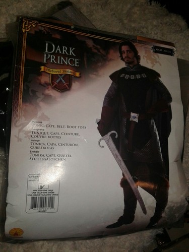Rubie's Costume Men's Deluxe Dark Prince SZ STANDARD NEW - Picture 3 of 5