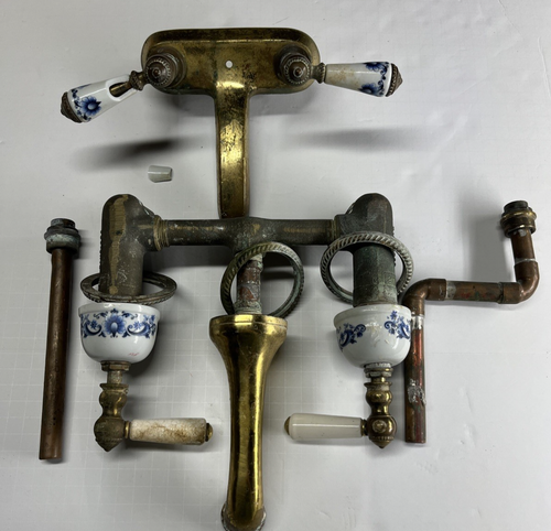 Vintage Speakman Badewannenarmatur und Toilettenarmatur mit Patina lesen