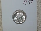 1937  MERCURY DIME UNCIRCULATED  PHILADELPHIA MINT