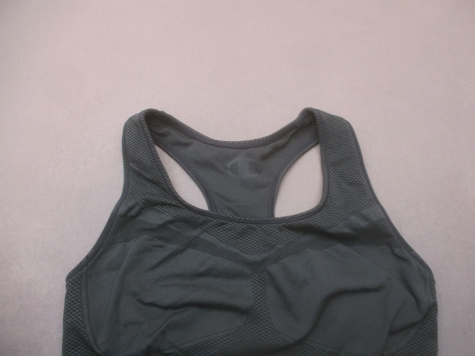 Champion Size XL Womens Black Unlined Wireless Pull On Athletic Sports Bra 10L - Image 2 of 4