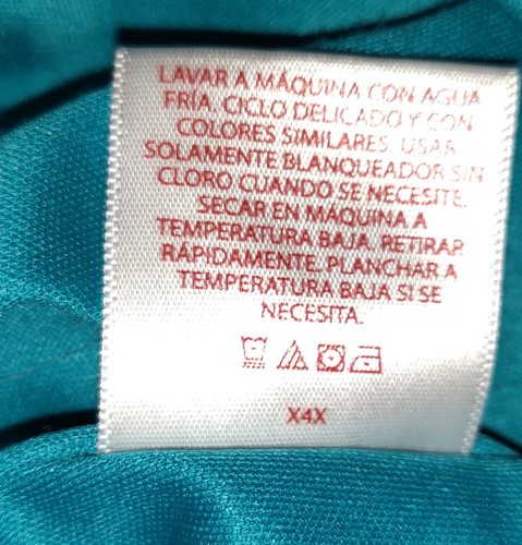 Faded Glory türkis Maxikleid Gr. 1X 16 Y2K türkis Rüschen romantisch fließend Strand - Bild 10 von 10