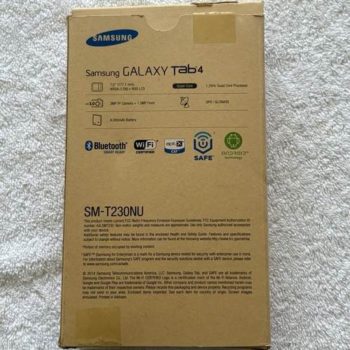 New in Box WiFi Samsung Galaxy Tab 4 - 7.0" - 8GB Black SM-T230NU Multi User M - Picture 6 of 18
