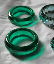 Top Lab Created Green Color Sapphire Ring For Daily Use Or As The Best Gift 1Pcs