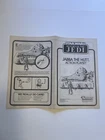 1983 Vintage Star Wars Jabba the Hutt Action Playset Paper Instructions Manual