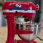 Are You Making Cookies Kitchen Aid Mixer Cookie Monster Peeker Vinyl Sticker New