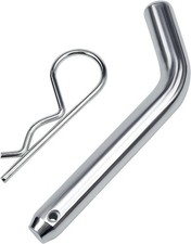 Grooved Head Trailer Hitch Pin  Clip, 5/8-Inch Diameter for 2 or 2-1/2-Inch Rec