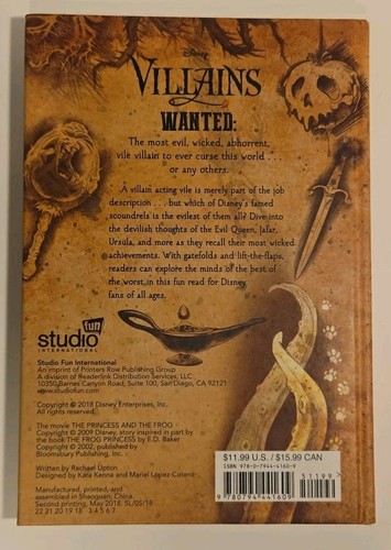 Disney Villains: The Evilest of Them - Hardcover By Upton Rachael Free Shipping - Picture 2 of 4