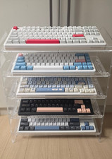 Clear Acrylic 4-Tier Keyboard Display Storage...