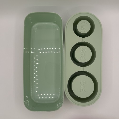 3-in1 Silicone Ice Cube Tray with Lid & Bin Hollow Ice Mold for 30-40oz Tumblers - Picture 4 of 7