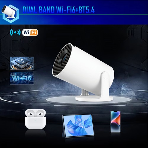 Gumtek Smart Projector 4K Android TV 5G WiFi Bluetooth HDMI office Home Theater - Picture 10 of 24