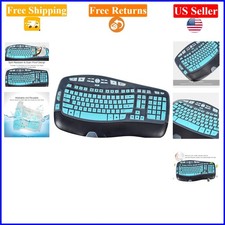 Ombre Mint Green Silicone Keyboard Cover for Logitech K350 MK550 MK570, Water...